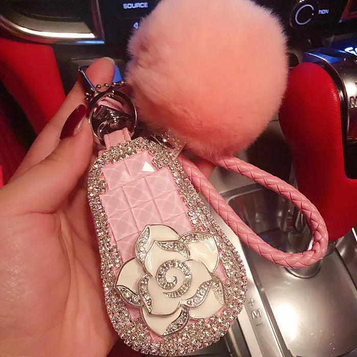 Universal Rhinestone Car Key Bag