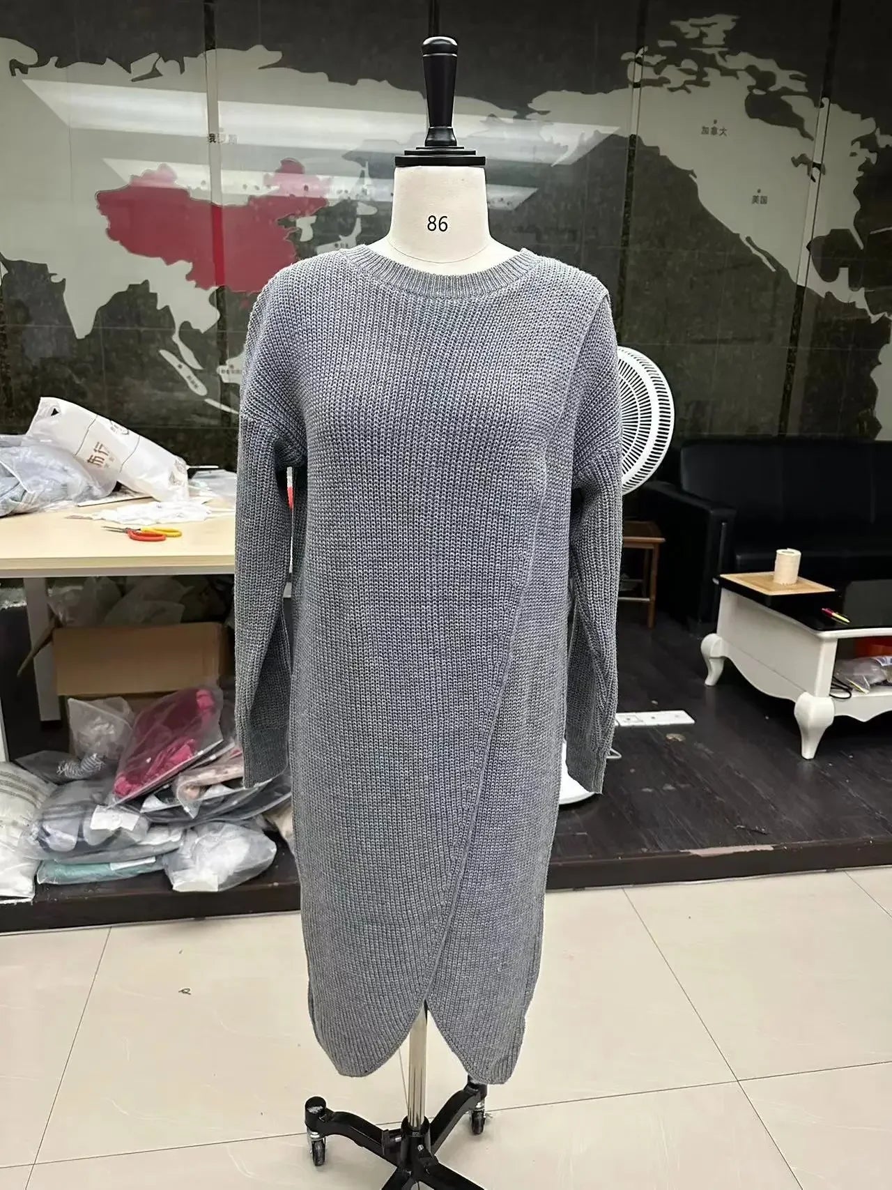 Long Knitted Sweater