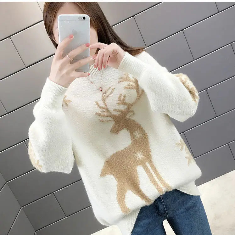 Christmas Loose Knitted Sweaters