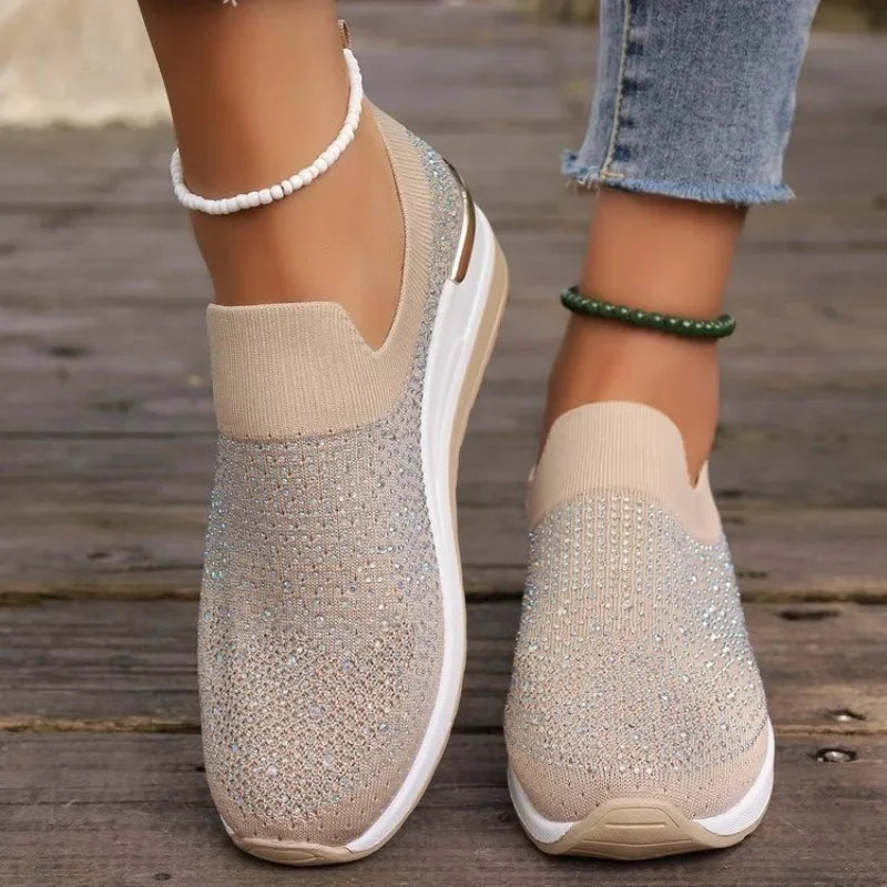 Mesh Bling Comfortable Sneakers