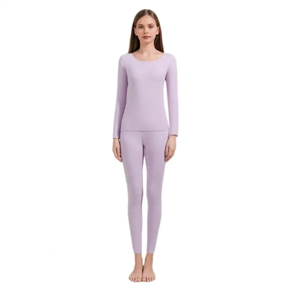 2Pcs Women Thermal Underwear Set