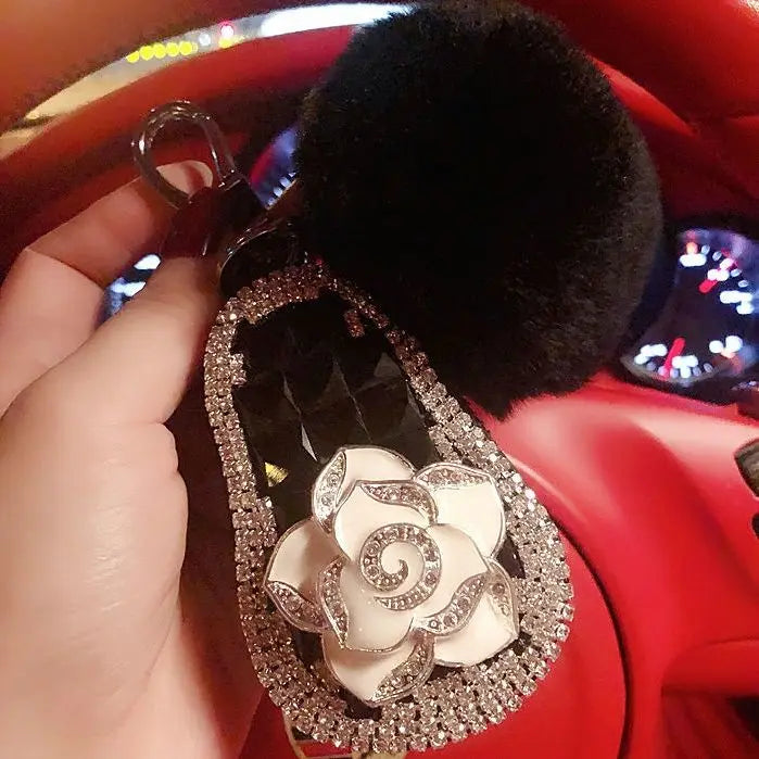 Universal Rhinestone Car Key Bag