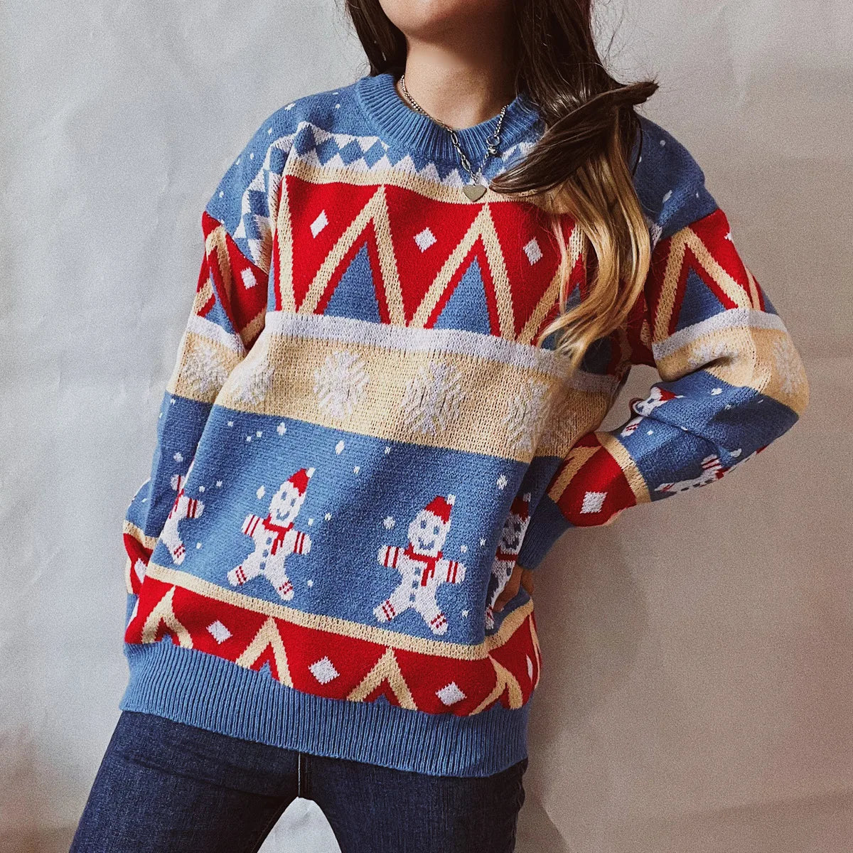 Dancing Snowmen Christmas Sweater