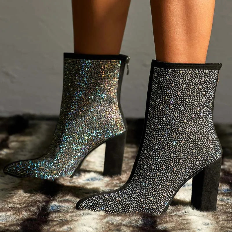 Lightweight  Rhinestone Ankle