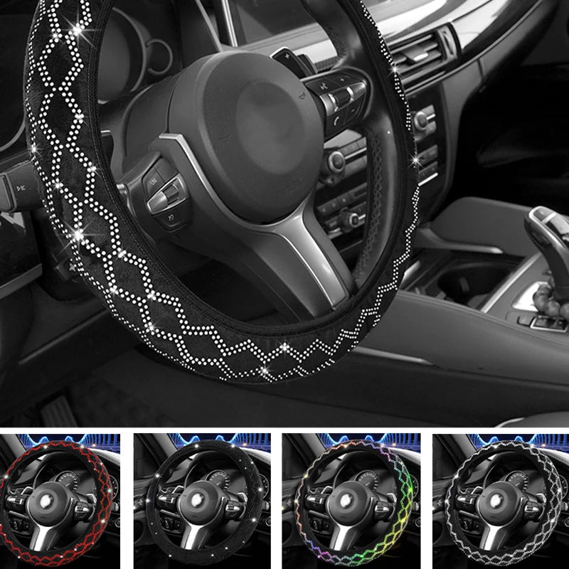 Diamond Rhinestone Steering Wheel Cover