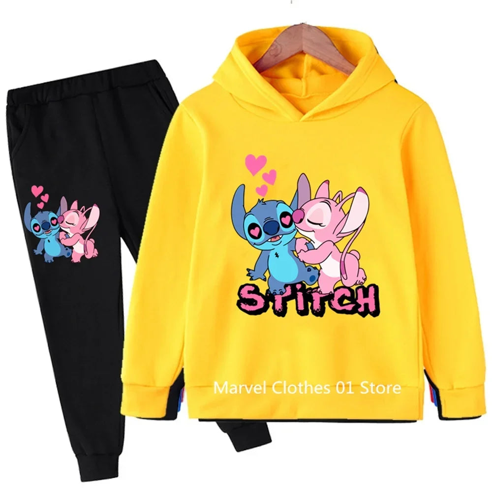 Two Piece Stitch Hoodie Sets