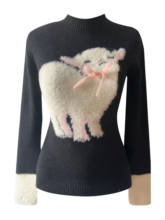 Sheep Cute Turtleneck Sweater