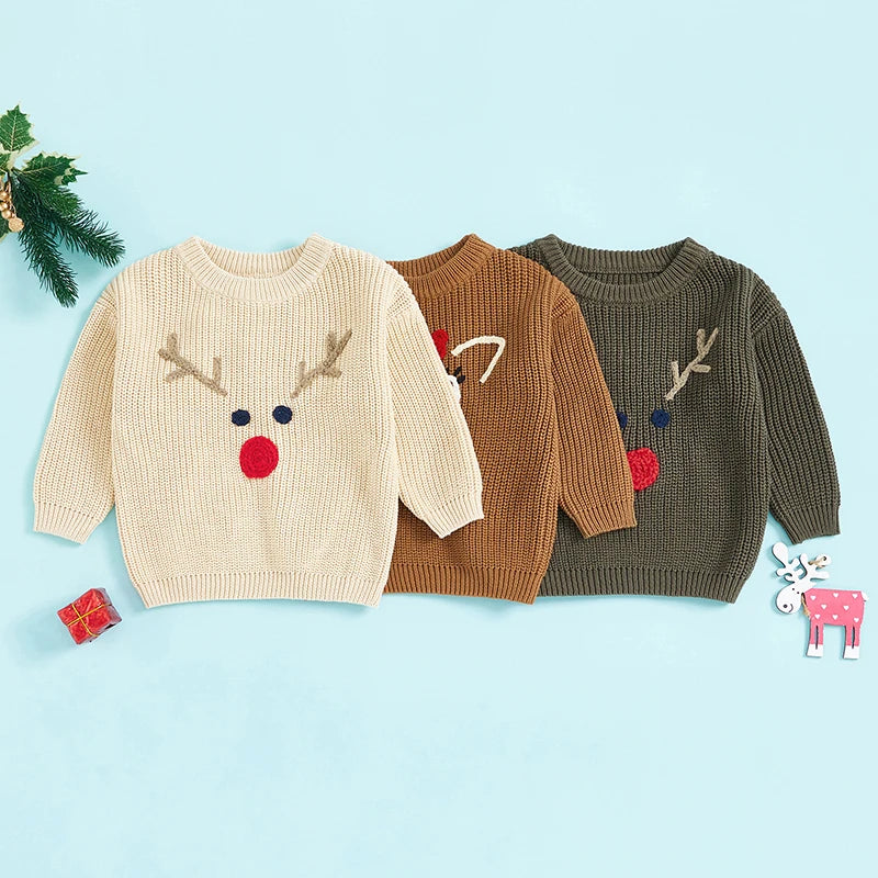 Christmas Sweater Reindeer Pattern