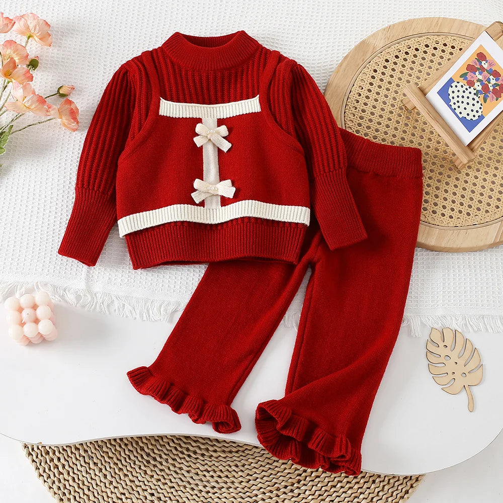 Girls Knit Sets