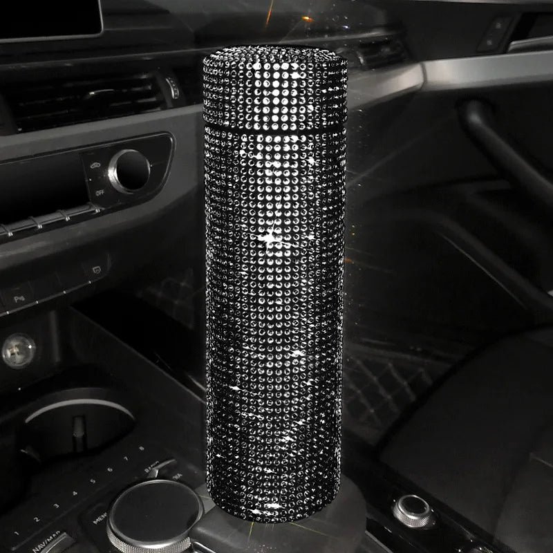 500ml Rhinestone Bling Thermos Vacuum Flasks Coffee Cup Car Tumbler