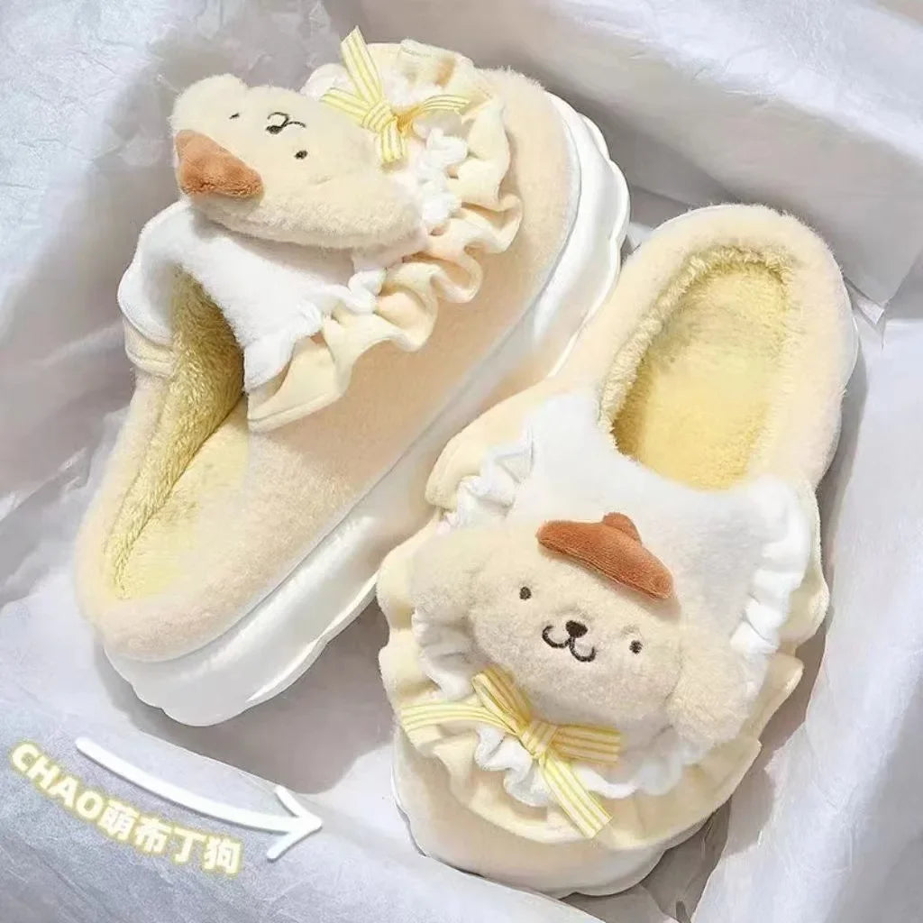 Sanrio  Hello Kitty and Friends Kuromi Cotton Slippers