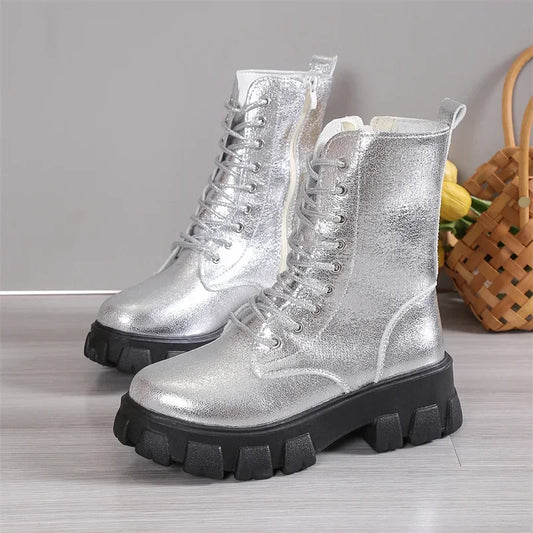 Winter Thick Sole Ankle Boots