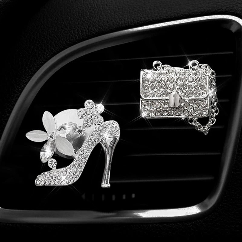 Perfume Clip Bling Car Air Freshner