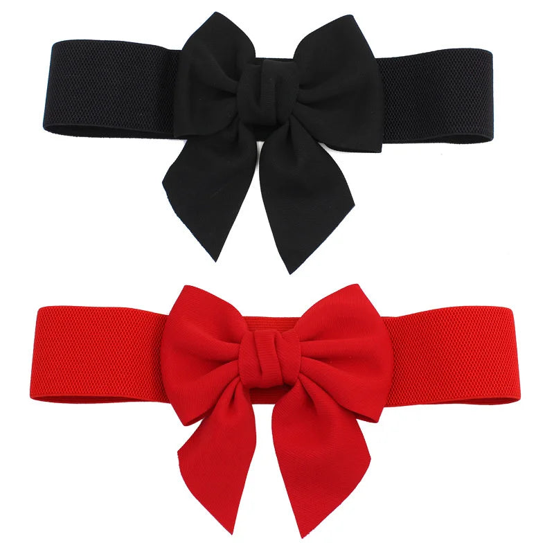 Big Bow Waistband Elastic Belt