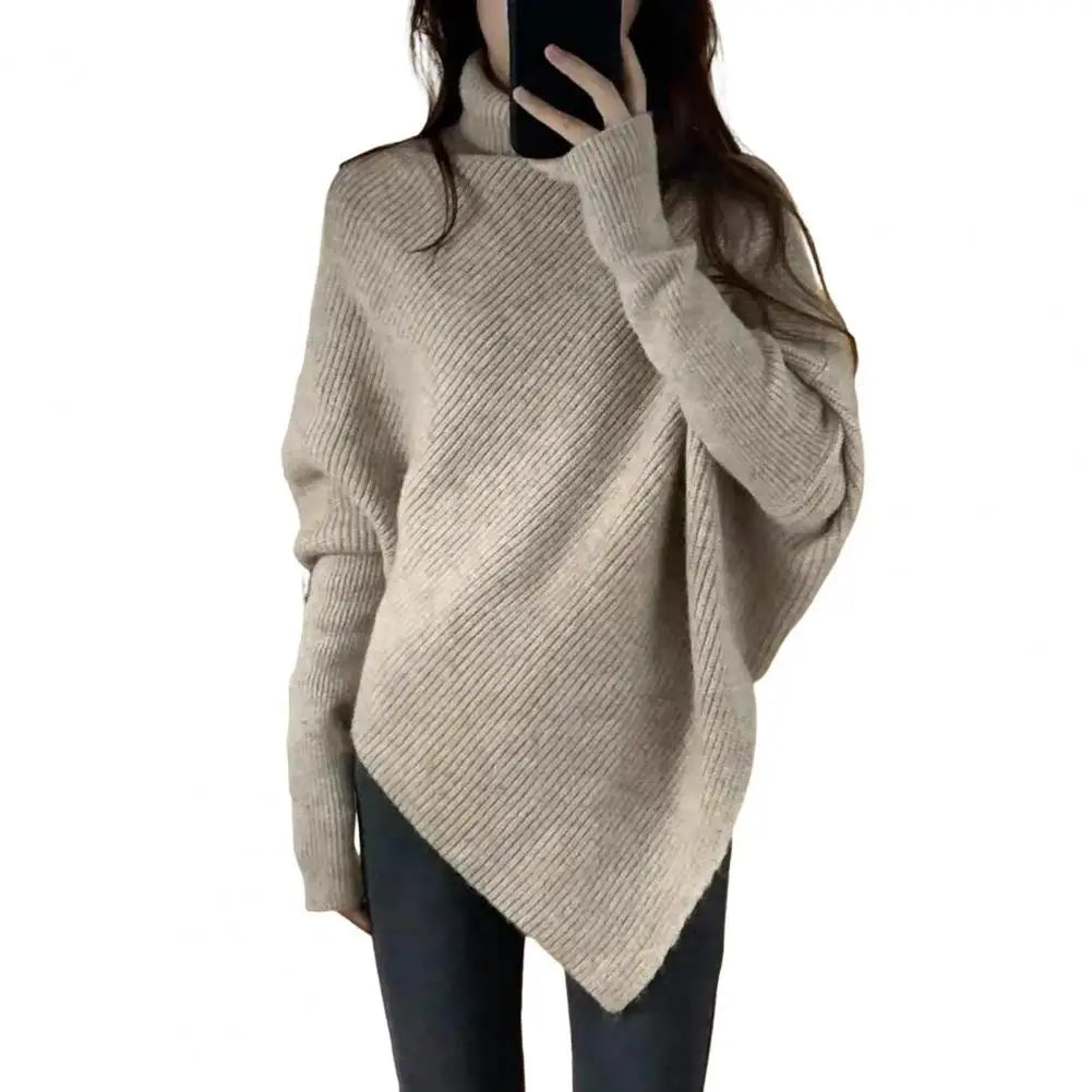 Turtleneck V Sweater