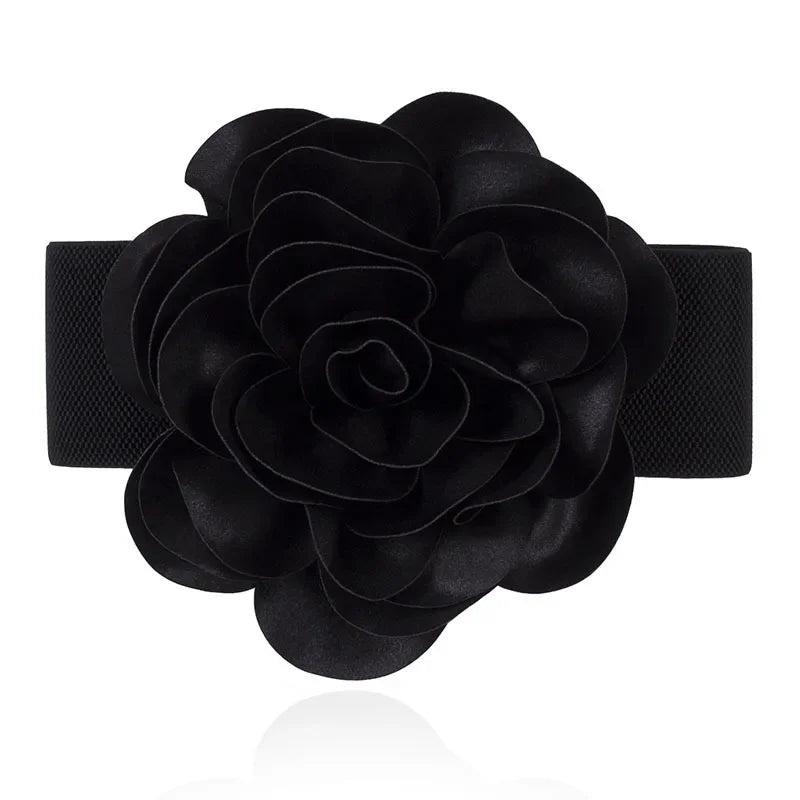 Big Flower Elastic Belt