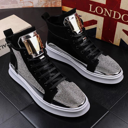 Luxury men's High Top Shoes