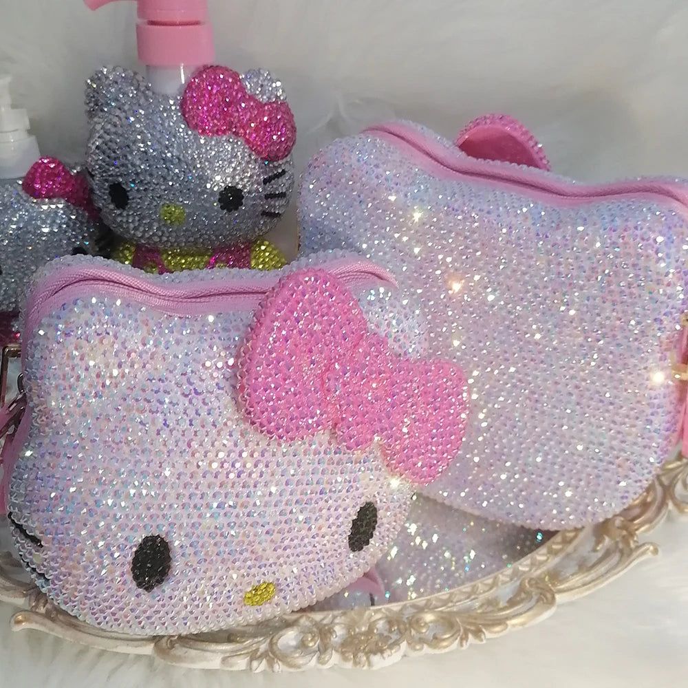 Rhinestones Hello Kitty Bag