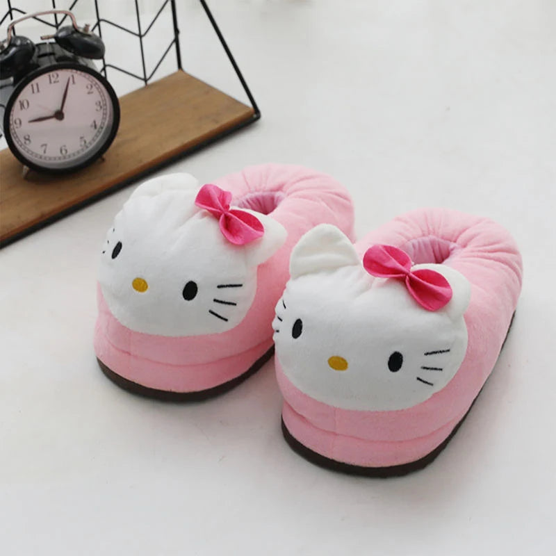 Sanrio Hello Kitty Big Head Plush Slippers