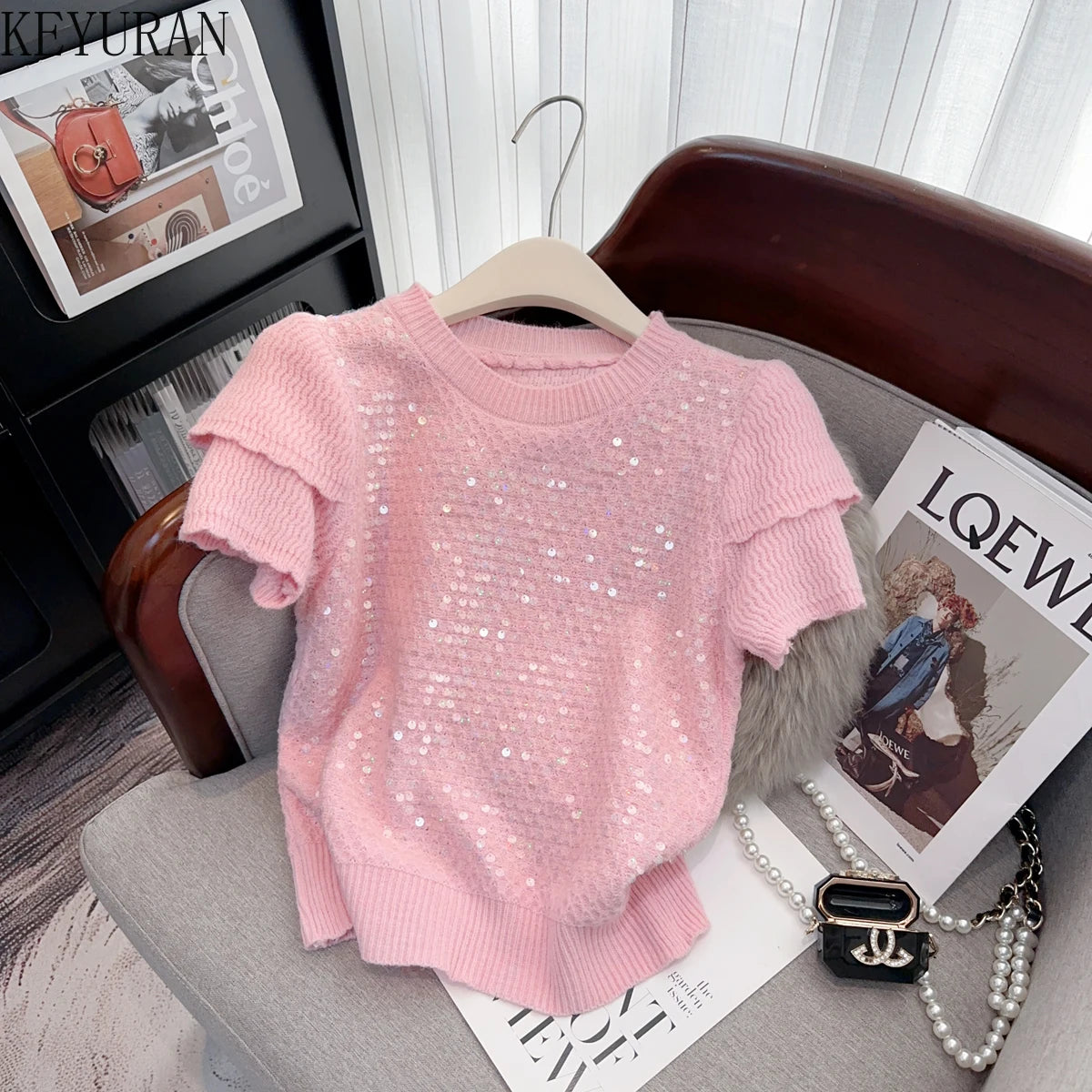 Sequin Pullovers Sweater