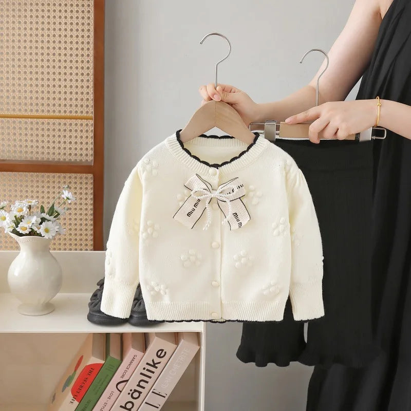Girls Knitted Cardigan Sets