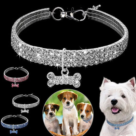 Bling Crystal Dog Collar