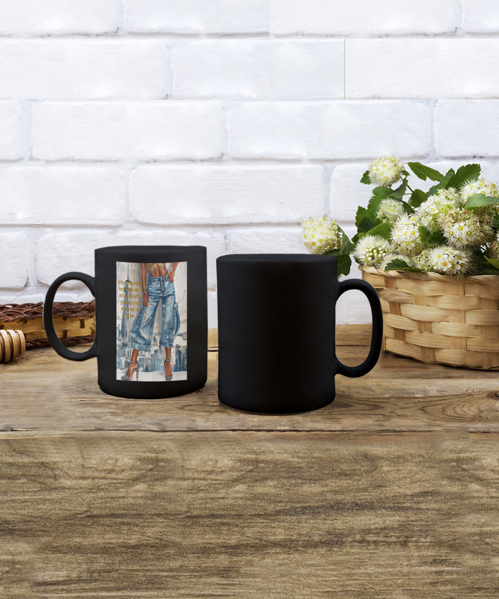 My purpose unfolds as I trust God's path Mug