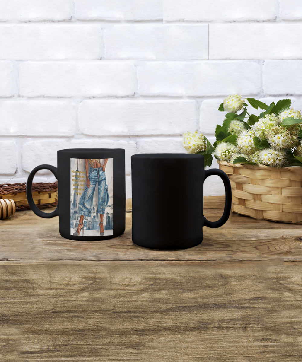 My purpose unfolds as I trust God's path Mug